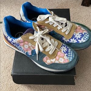 Inkkas Multicolor Floral Women's Sneakers